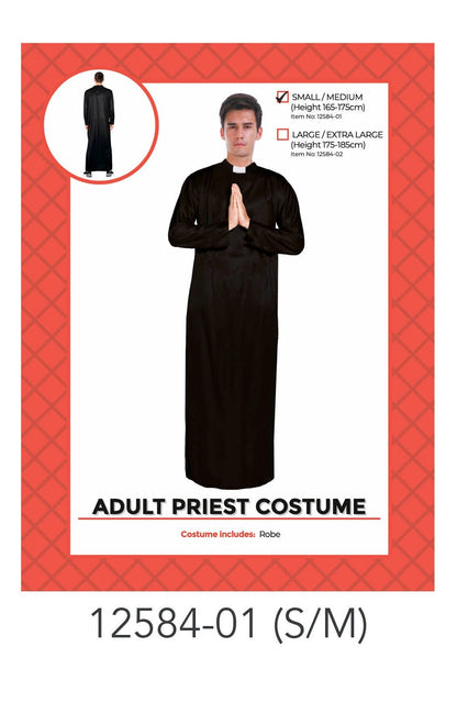 Adult Priest Costume (S/M) image 0