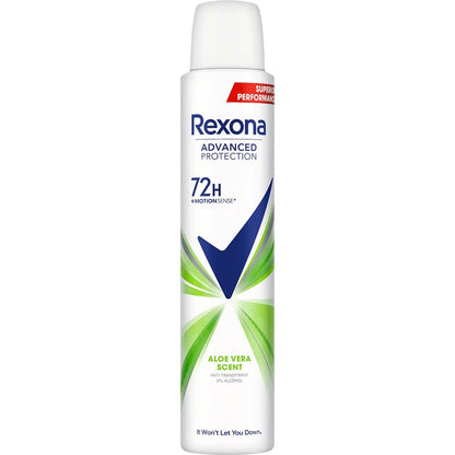 REXONA 130g / 200mL ANTIPERSPIRANT ADVANCED PROTECTION 72H MOTION SENSE 0% ALCOHOL BAMBOO AND ALOE VERA