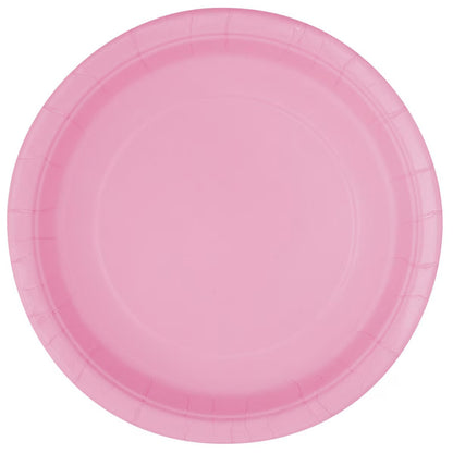 Lovely Pink 17cm 8pk Paper Plates