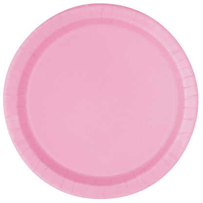 Lovely Pink 23cm 8pk Paper Plates