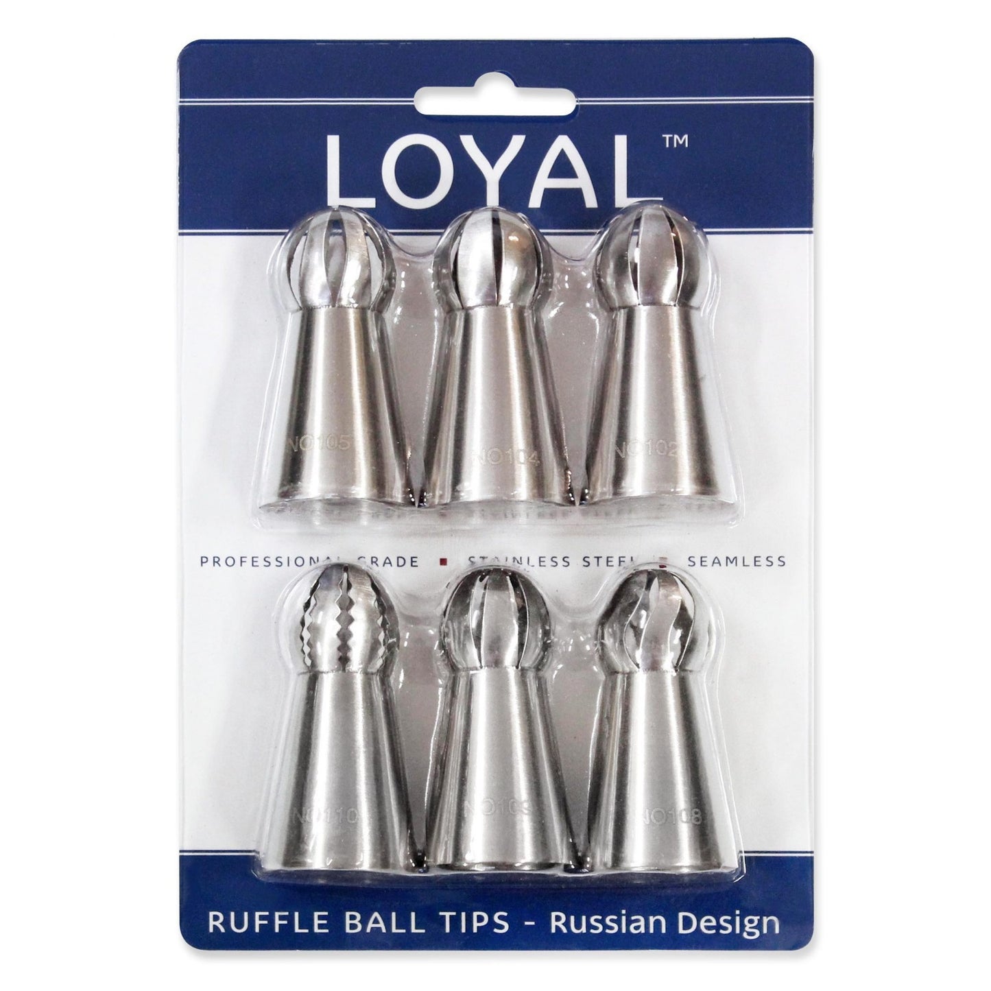 Russian Ruffle Ball Tip Set (6pc) image 0