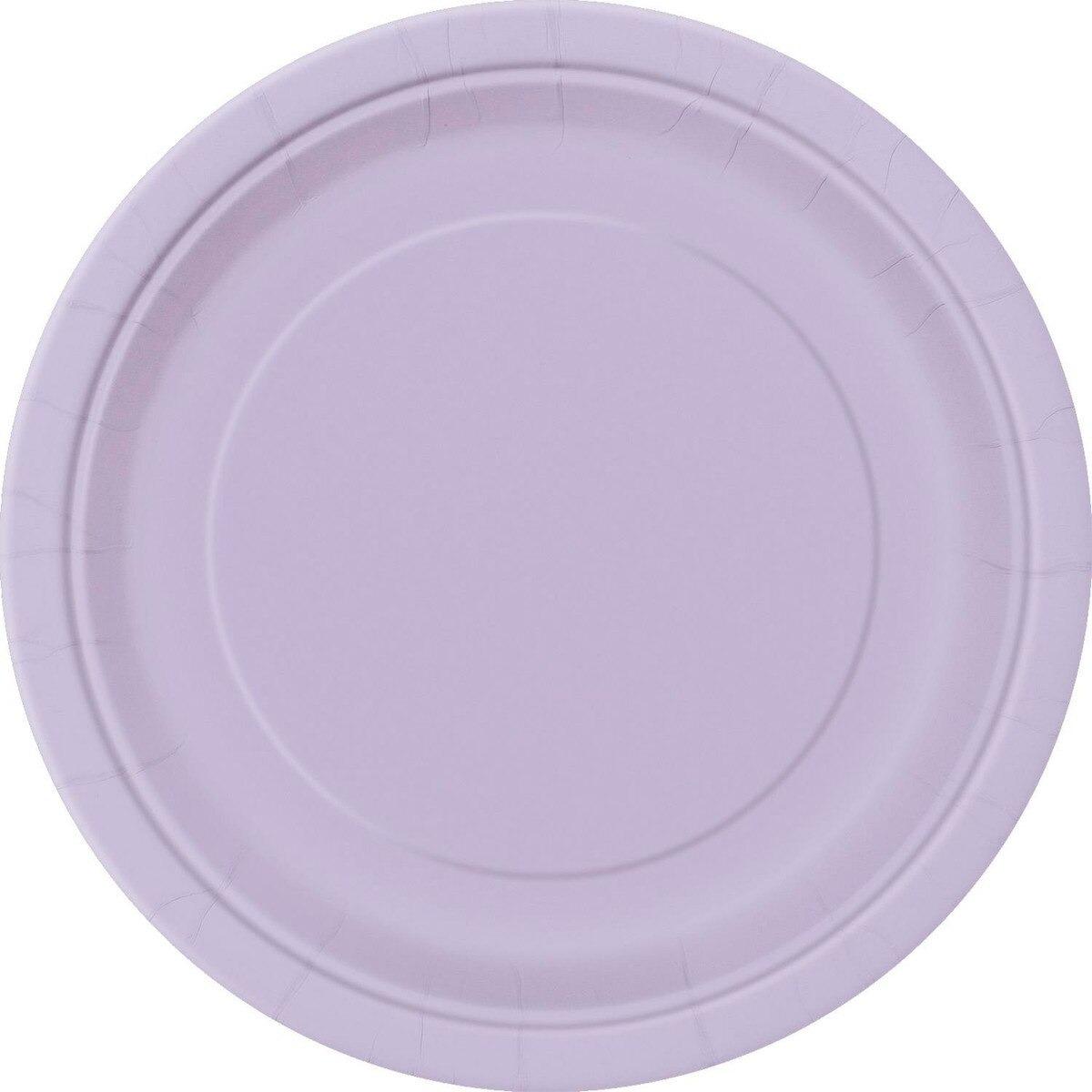 Lavender 17cm 8pk Paper Plates
