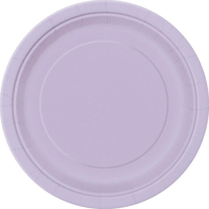 Lavender 17cm 8pk Paper Plates