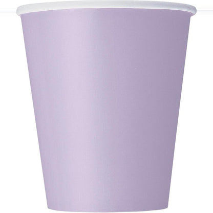 Lavender 266ml 8pk Paper Cups