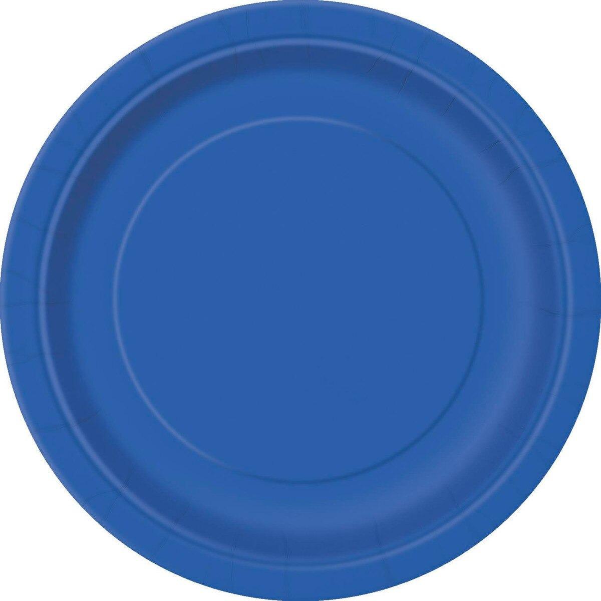 Royal Blue 23cm 8pk Paper Plates