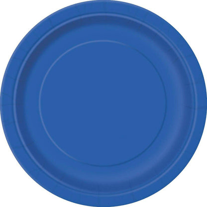 Royal Blue 23cm 8pk Paper Plates