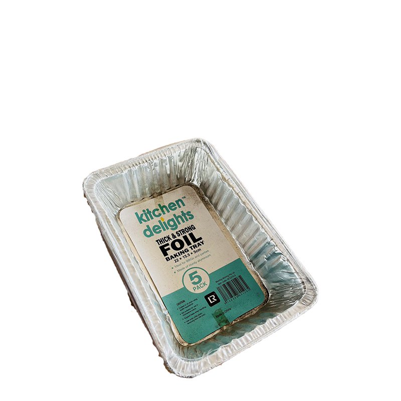PK5 FOIL BAKING TRAY 22*15.5*5CM image 0