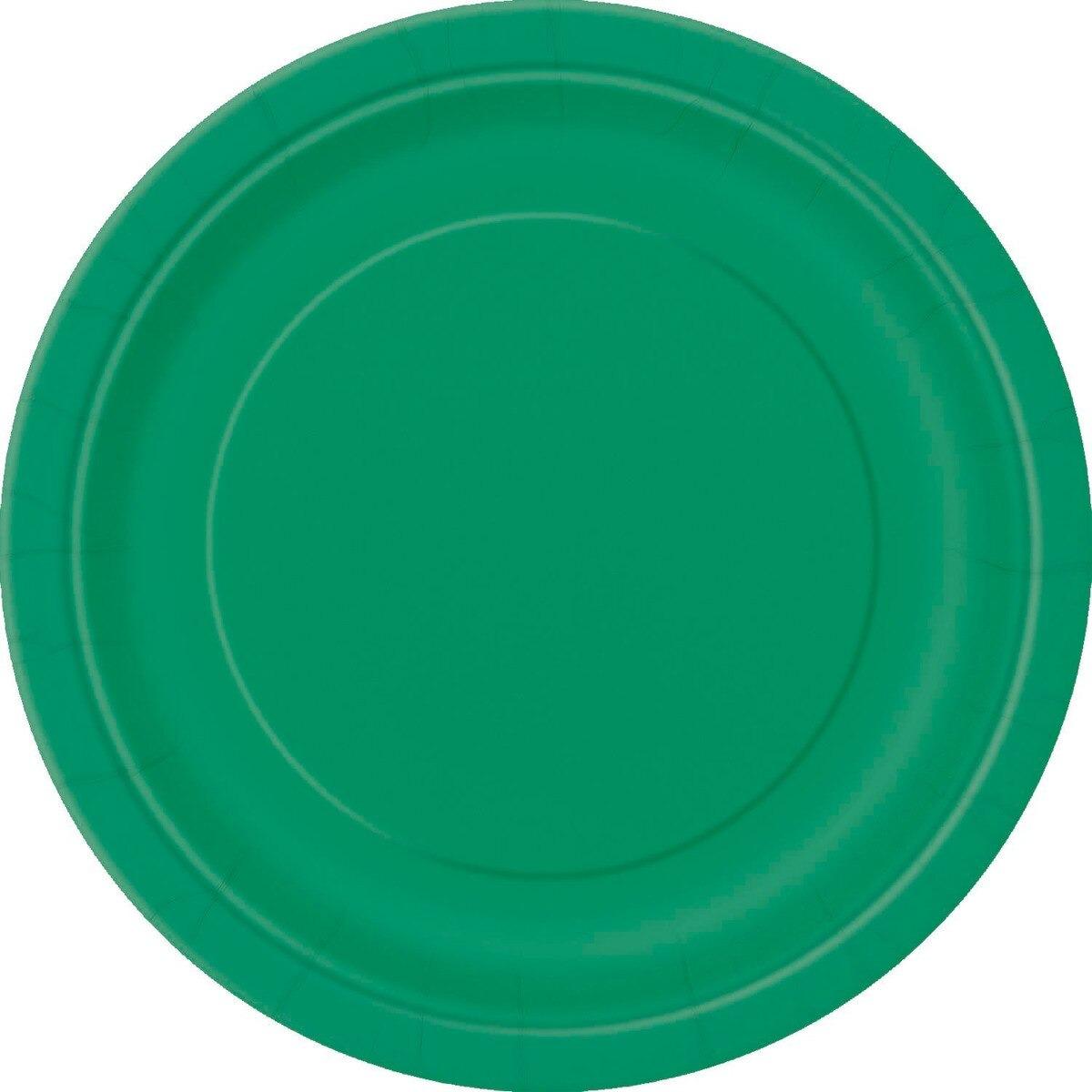 Emerald Green 17cm 8pk Paper Plates