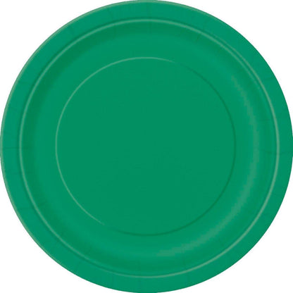 Emerald Green 17cm 8pk Paper Plates