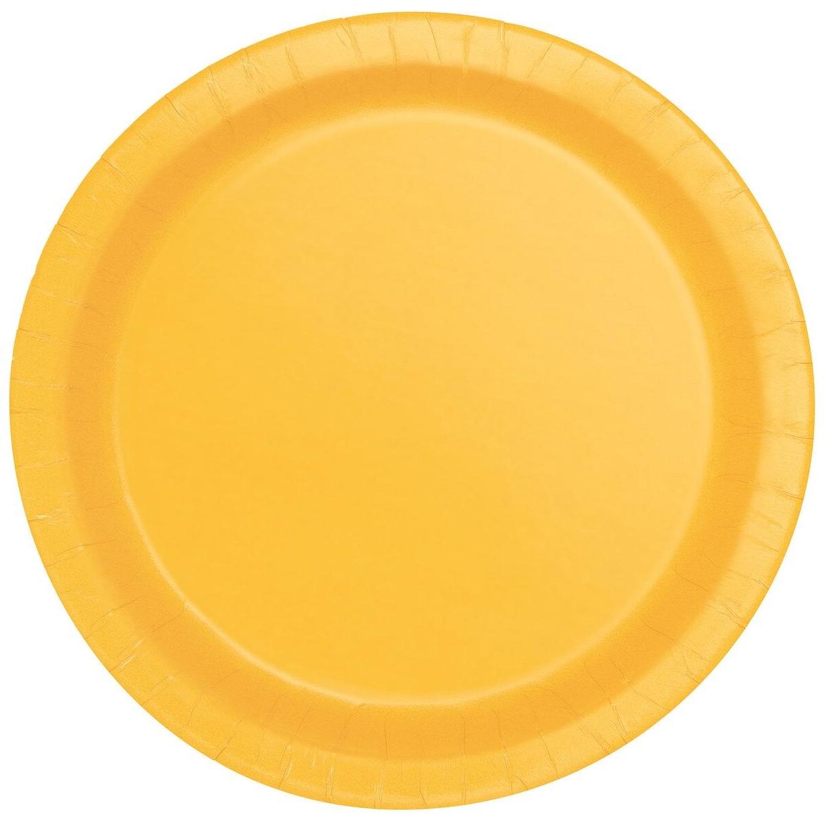 Sunflower Yellow 23cm 8pk Paper Plates