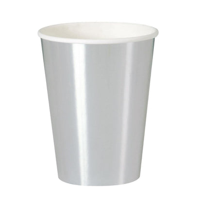 Silver Foil 8pk 350ml Paper Cups