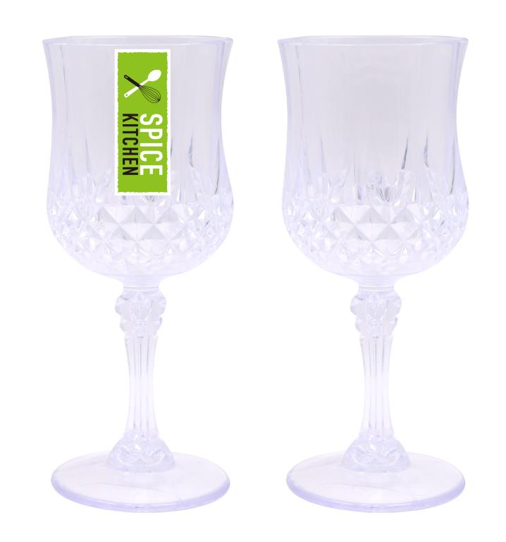 Acrylic Plastic Reusable Wine Glass image 0