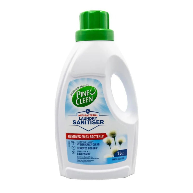 PINE O CLEAN 1l LAUNDRY SANITISER ANTI BACTERIAL FRESH COTTON