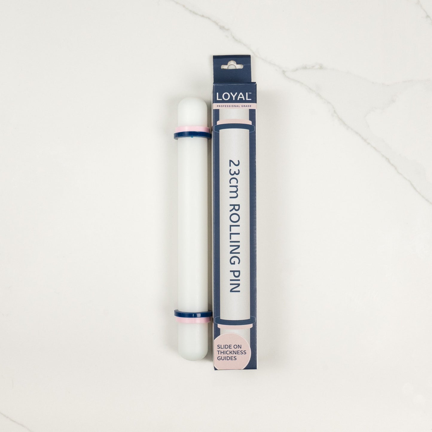Rolling Pin (23cm) + Pin Guides image 0