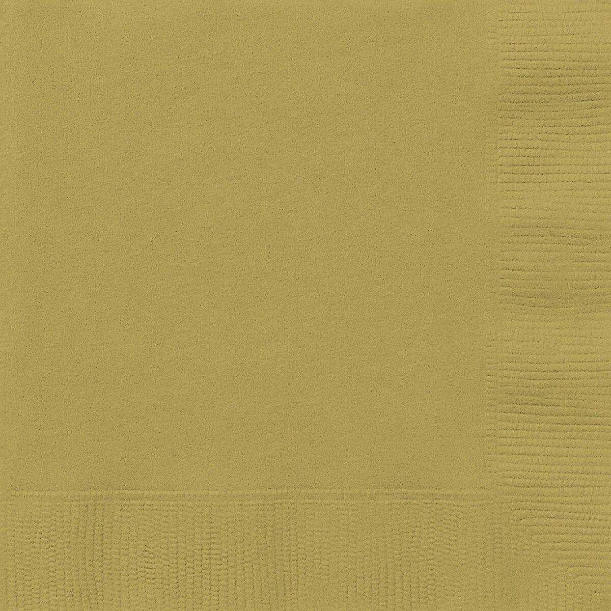 Gold 20pk Lunch Napkins