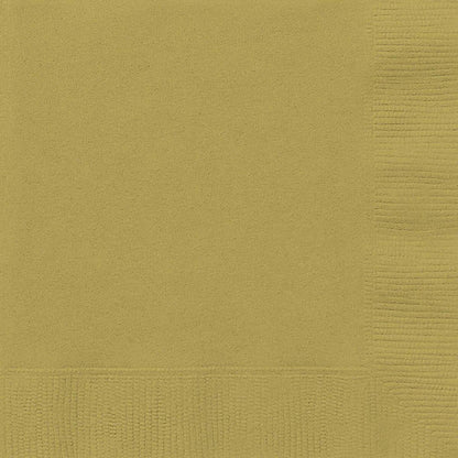 Gold 20pk Lunch Napkins