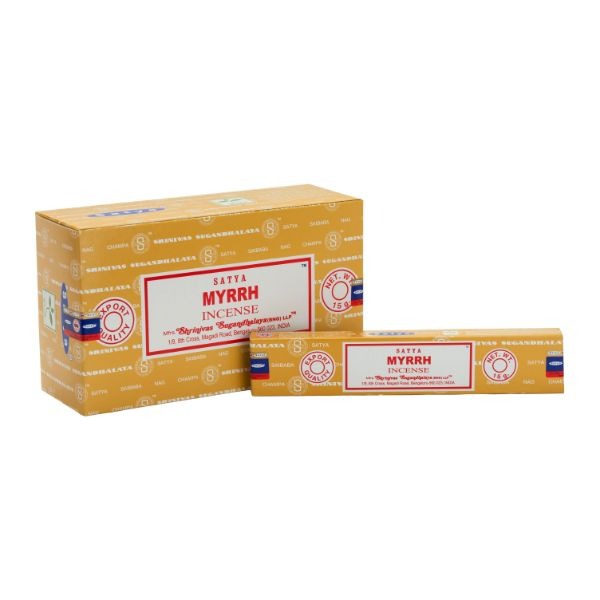 Satya Myrrh Perfumed Agarbatti 15g image 0