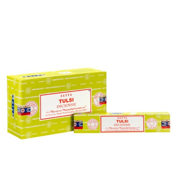 Satya Tulsi (Basil) Perfumed Agarbatti 15g image 0