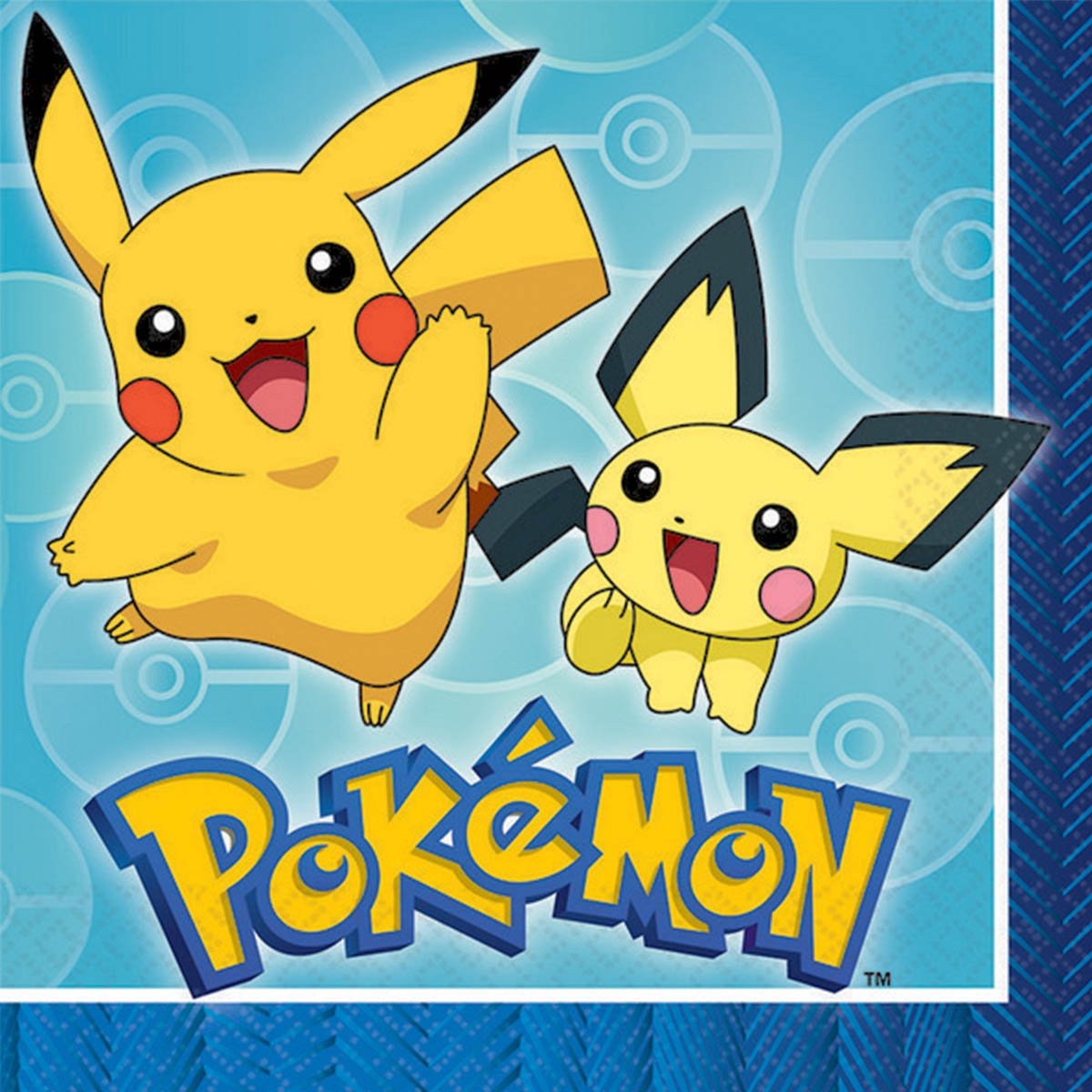 16 PokÃ©mon Core Lunch Napkins image 0