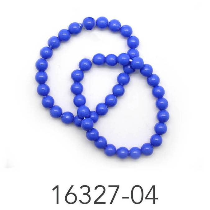 Neon Beaded Bracelet (Blue)2pk image 0
