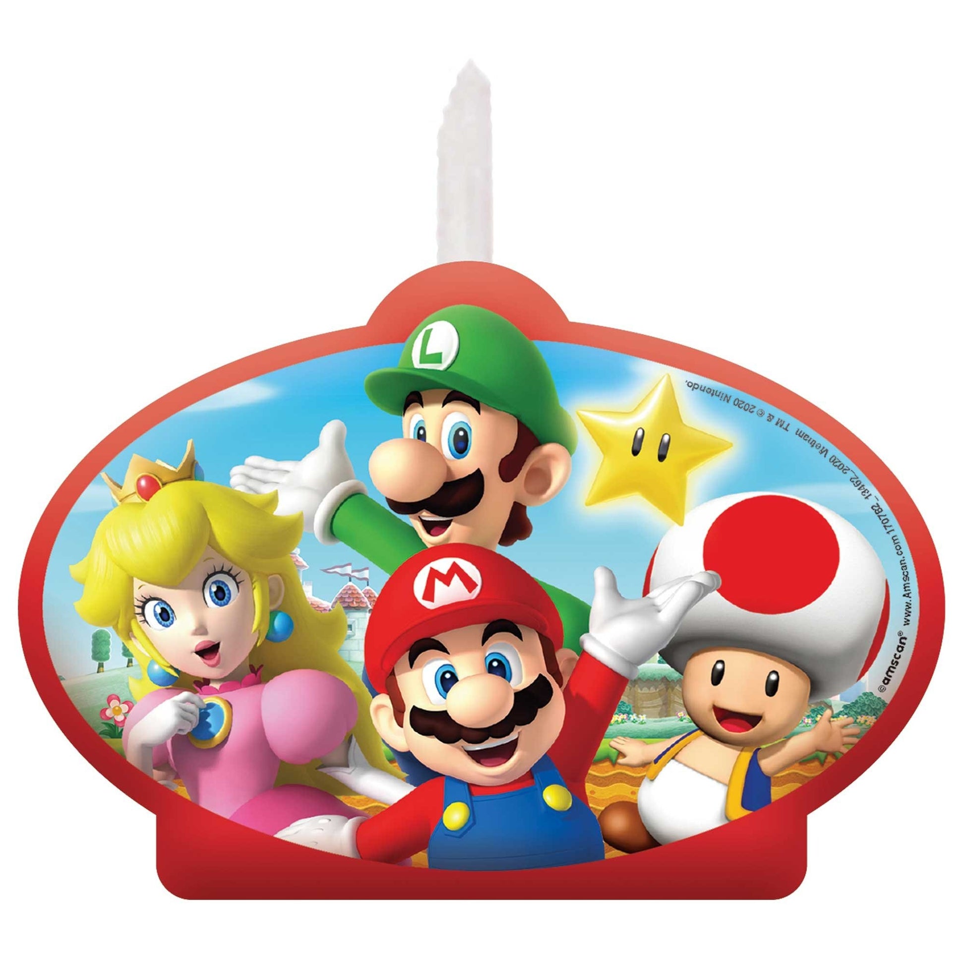 Super Mario Bros Birthday Candle image 0