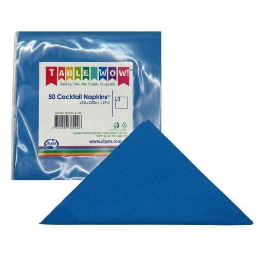 Royal Blue Cocktail Napkins 2Ply - 50pk