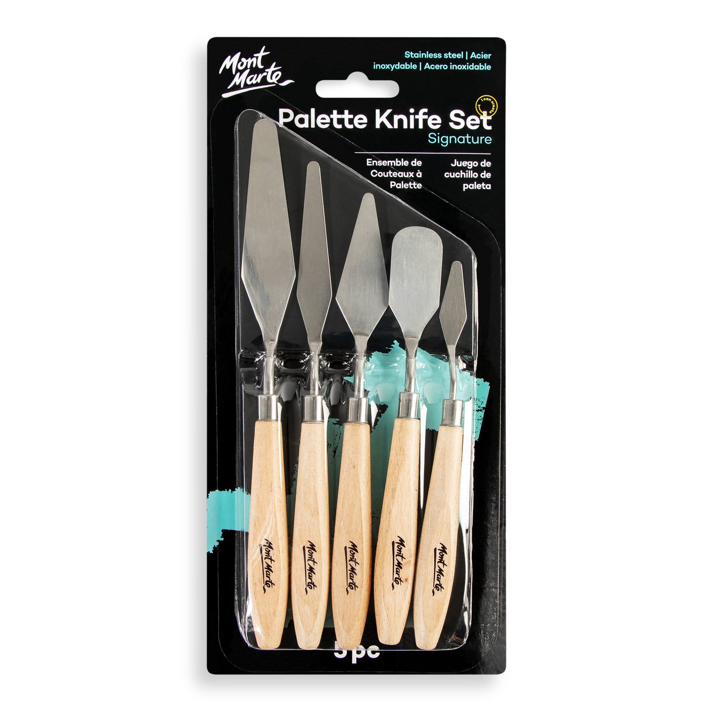 Stainless Palette Knife Set 5pc image 0