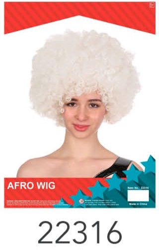 Afro Wig Blonde image 0