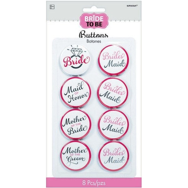 Elegant Bride Buttons
