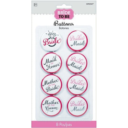 Elegant Bride Buttons