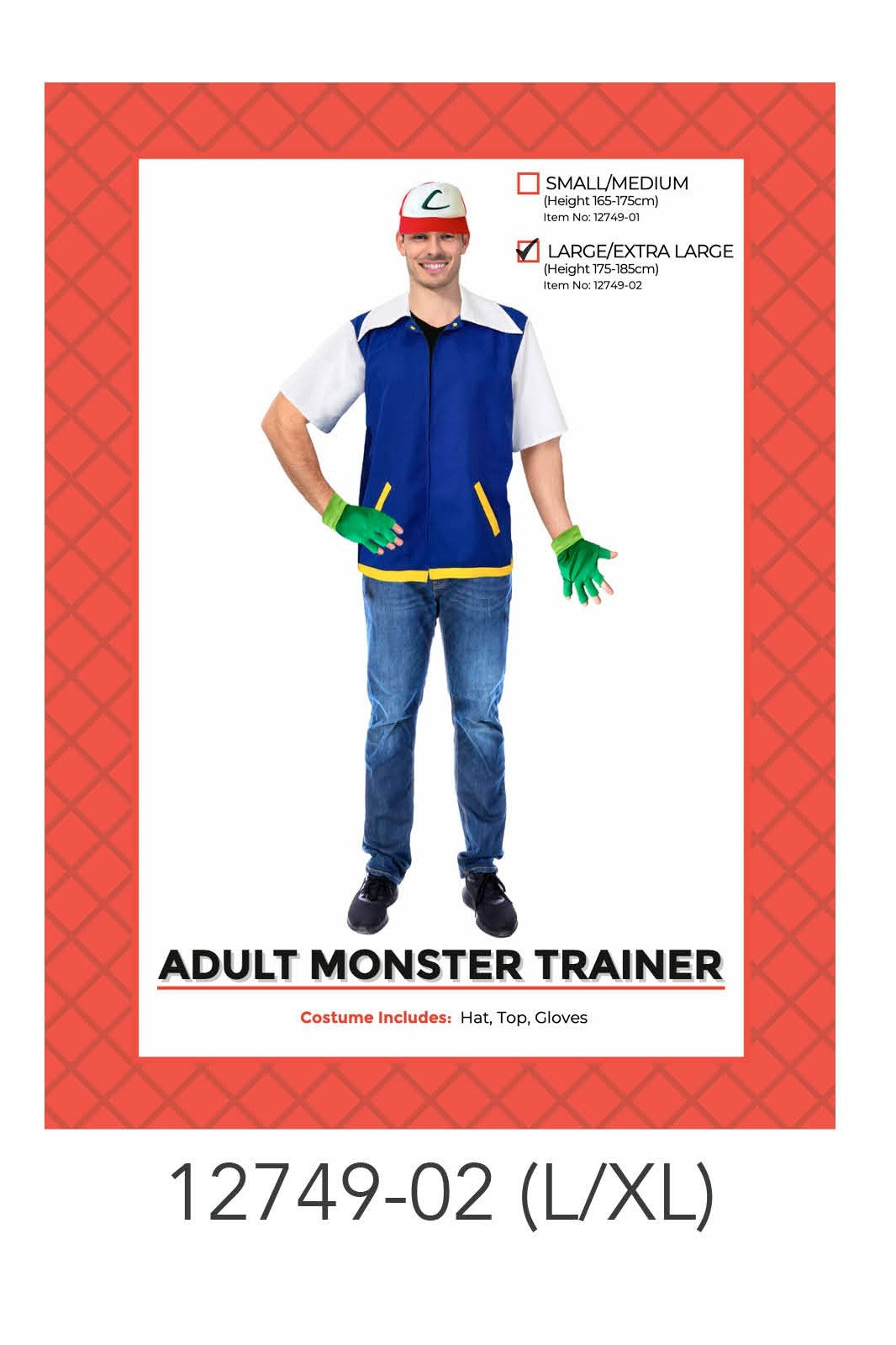 Adult Monster Trainer Costume L/XL image 0