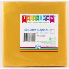 Yellow Blue Lunch Napkins 2ply - 50pk image 0