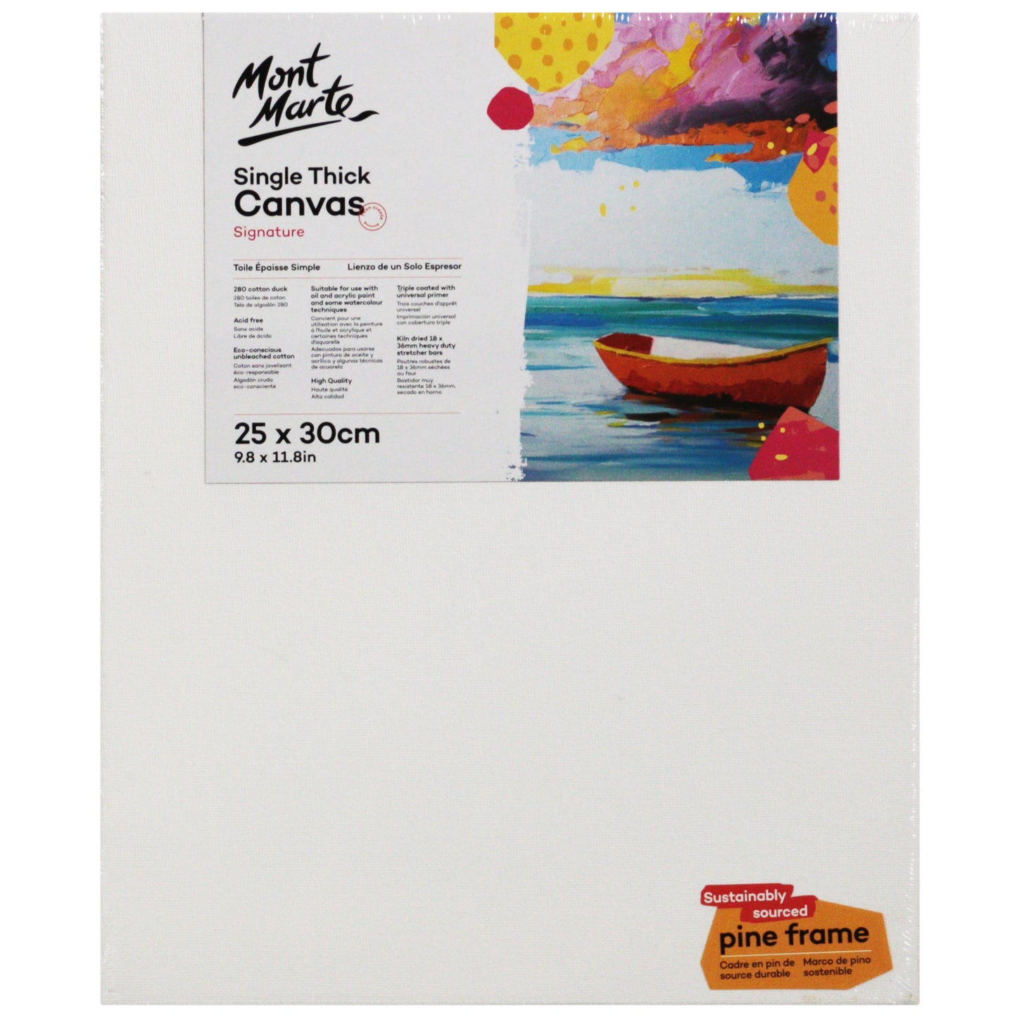 Signature Canvas Pine Frame S.T. 25x30cm image 0