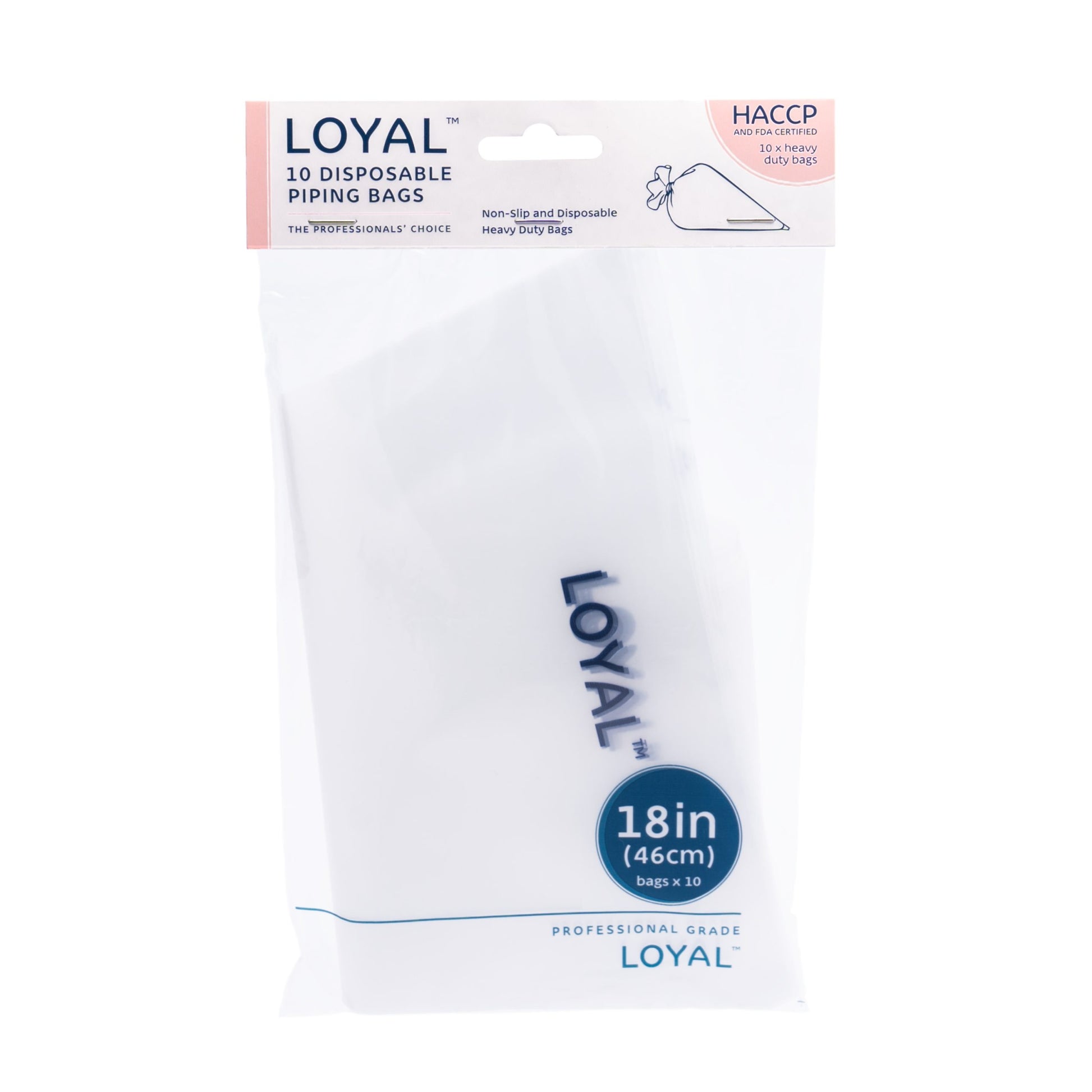 Disposable Piping Bags Clear 18" (10pc) image 0
