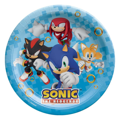 8 Sonic 9in/23cm Paper Plates image 0