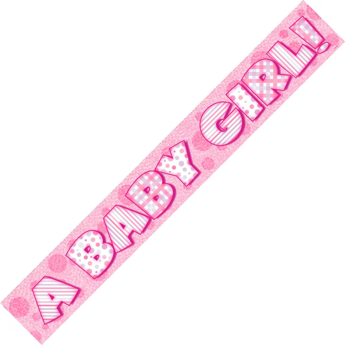 BABY GIRL PRISM BANNER 12ft image 0