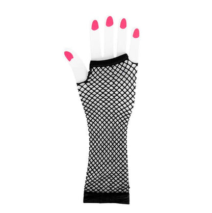 Fishnet Glove (Long) (Black) image 0