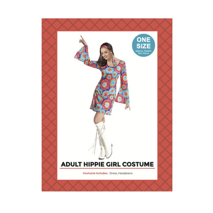 Adult Hippie Woman Costume image 0