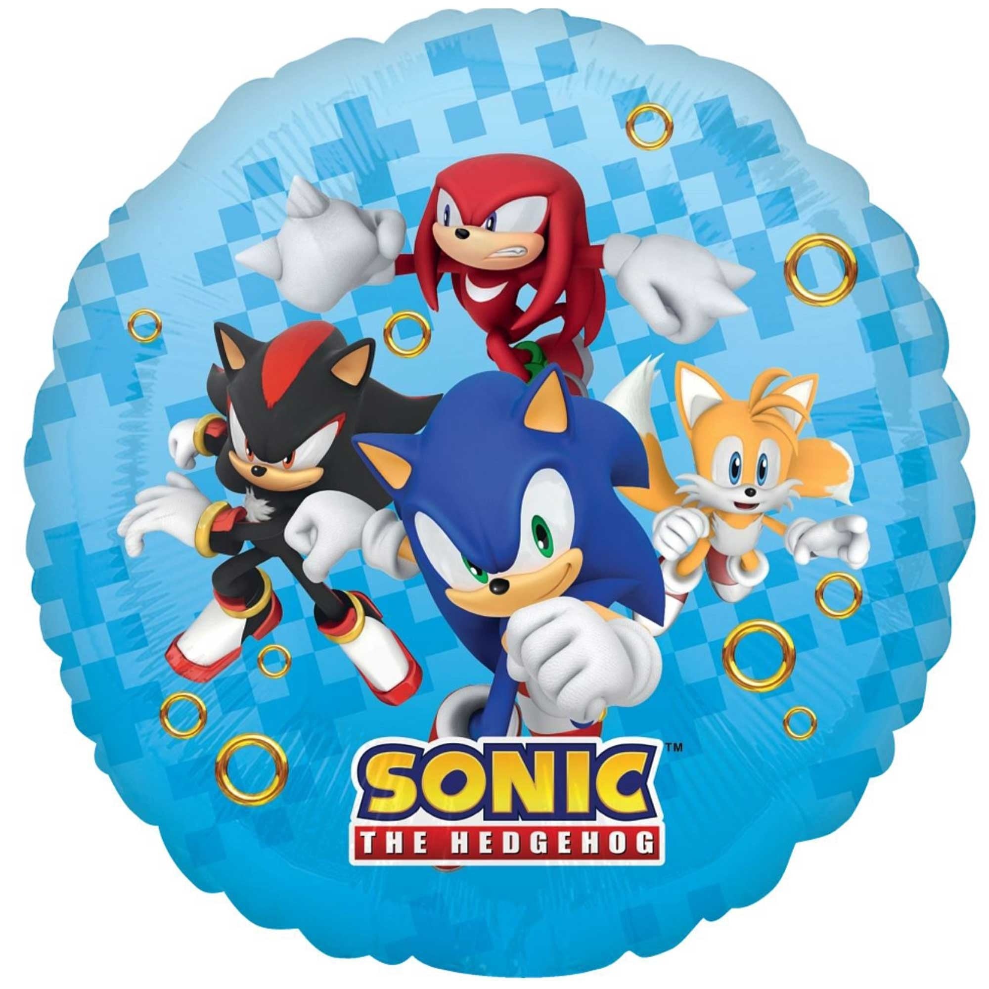 Sonic 18" Foil Balloon *Excludes Helium image 0