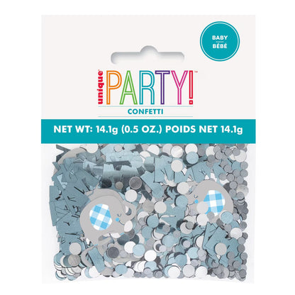 BLUE FLORAL ELEPHANT CONFETTI .5oz image 0