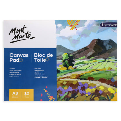 Canvas Pad A3 10 Sheets image 0