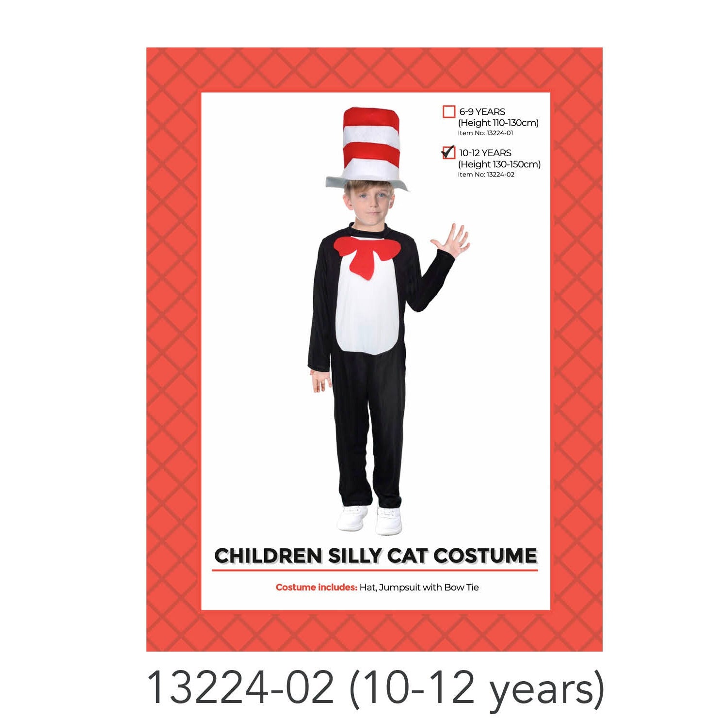 Children Silly Cat jumpsuit Costume 10-12 years image 0