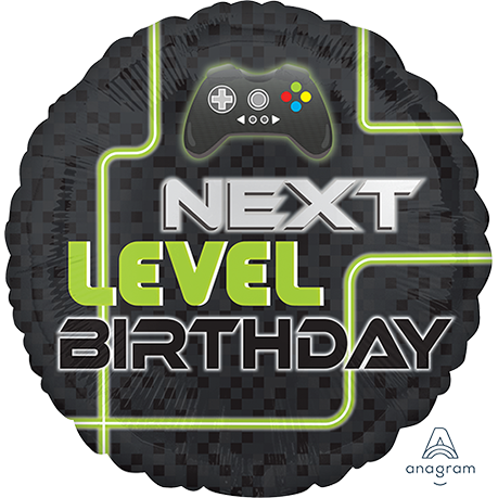Standard HX Level Up Birthday 40cm Foil Balloon