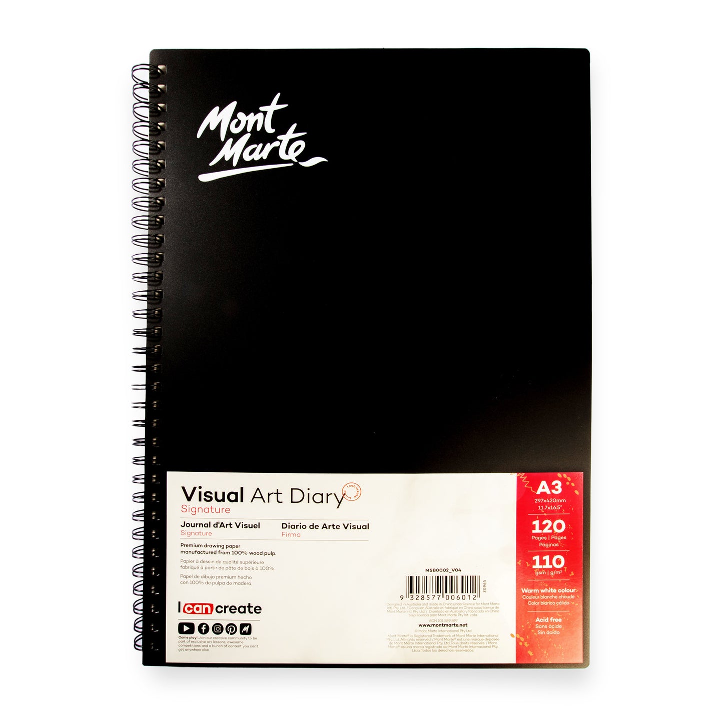 Visual Art Diary A3 120page image 0