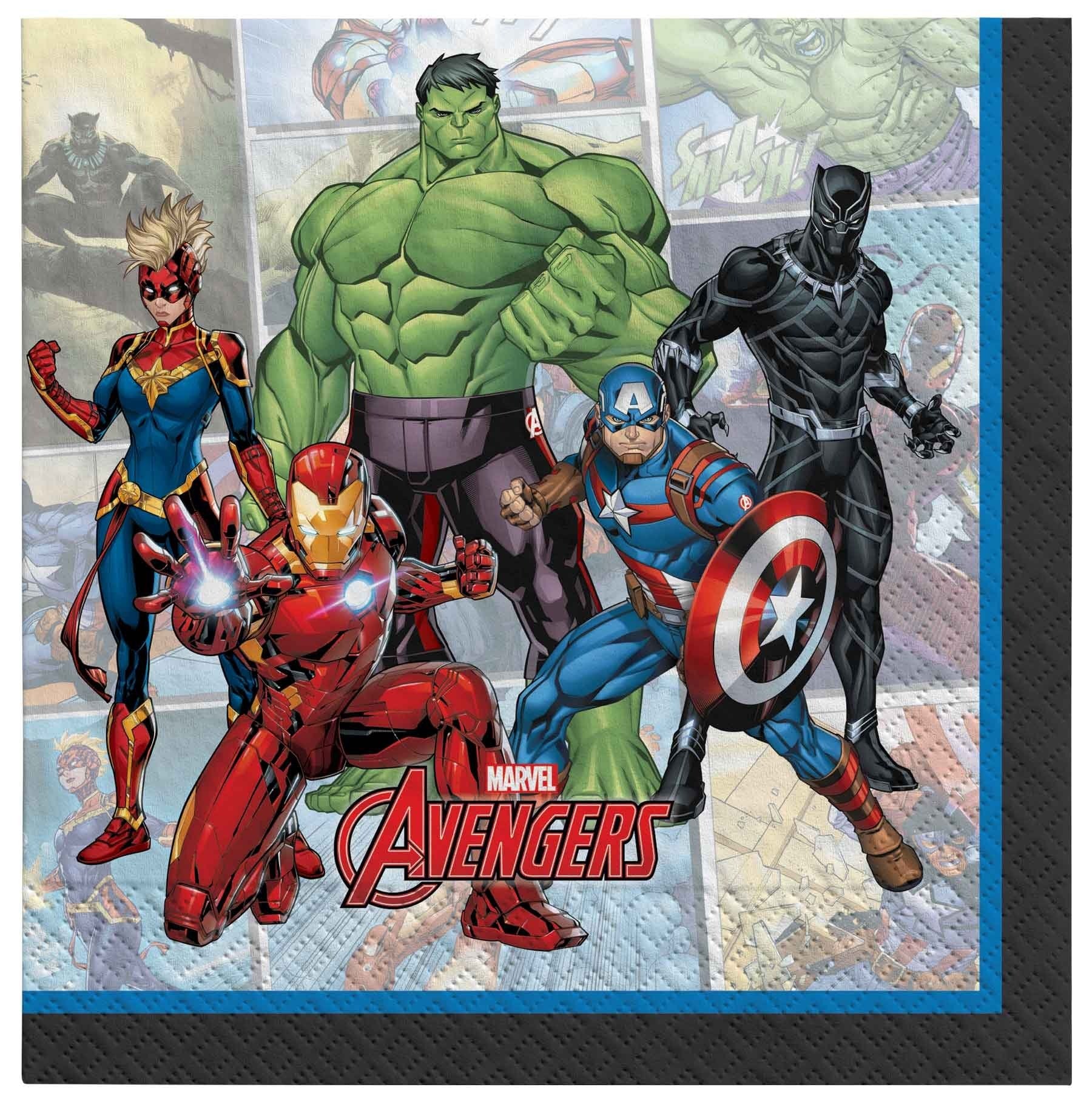 16 Marvel Powers Unite Lunch Napkin image 0