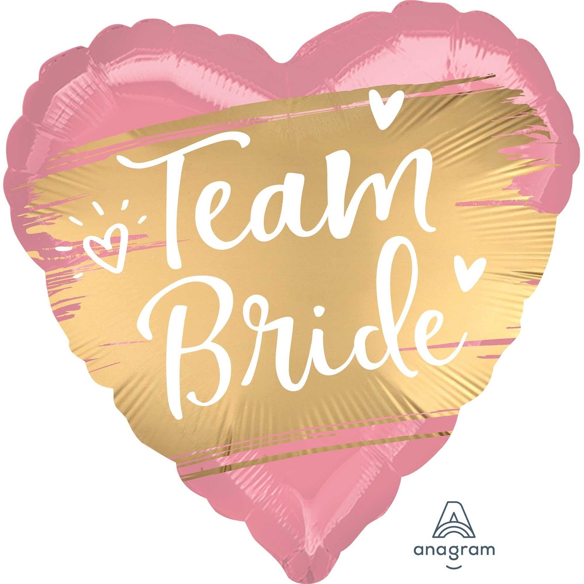 Sandard XL Satin Gold Team Bride Balloon