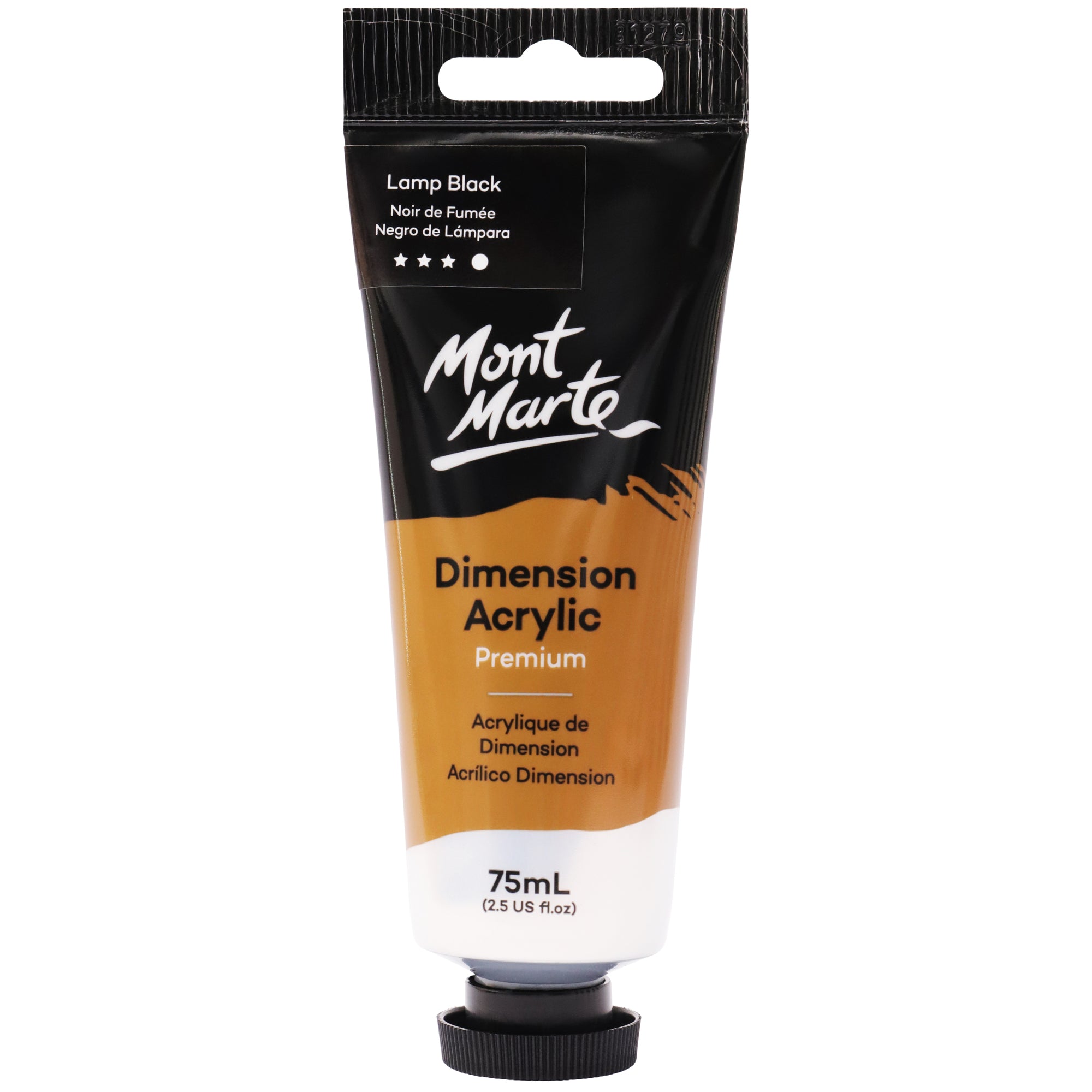 Dimension Acrylic 75mls - Lamp Black image 0