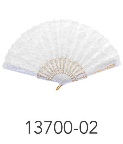 Lace Fan (White) image 0