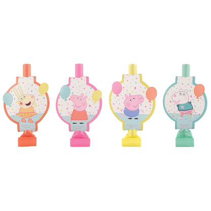 8 Peppa Pig Confetti Party Blowouts image 0