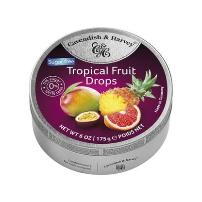 Cavendish & Harvey Sugar Free Tropical Fruit 175g image 0